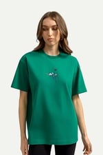 Erkek Oversize Urban Tasarım T-Shirt - Ruuw
