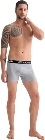 Erkek Premium Penye Pamuklu Likralı Boxer - 10'lu Set