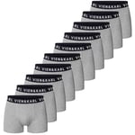 Erkek Premium Penye Pamuklu Likralı Boxer - 10'lu Set
