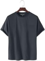 Erkek Regular Fit Düz Pamuklu T shirt