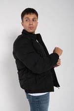 Erkek Regular Fit Su İtici Rüzgar Geçirmez Siyah Mont | Waterproof Çimalı Trend Mont | Soğuk Havalarda -20°C'ye Kadar Koruma - MM-119