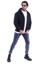 Erkek Rüzgar Geçirmez Baharlık İnce Kapüşonlu Yağmurluk Ceket - Su Geçirmez ve Hafif - Waterproof-MM-07