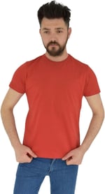 Erkek Sıfır Yaka Tişört Penye BGL-ST02799