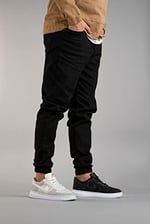Erkek Slim Fit Dar Kesim Jogger Pantolon Siyah
