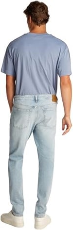 Erkek Slim Taper Açık Mavi Jean Pantolon