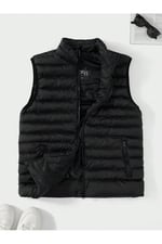 Erkek Su Geçirmez Şişme Yelek - Hafif ve Dayanıklı, Su İtici Özellikli, Fermuarlı Kapama - Waterproof-MM-927