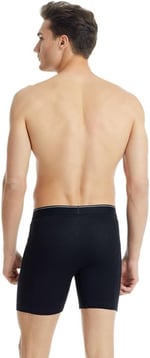 Erkek Tender Cotton Siyah Boxer C6T1N2O9