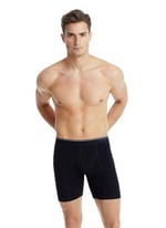 Erkek Tender Cotton Siyah Boxer C6T1N2O9