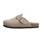 Erkek Terlik RIVA 105495 Genuins VELOUR Taupe