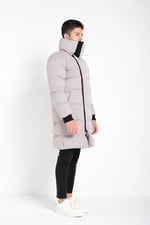 Erkek Uzun Şişme Su ve Rüzgar Geçirmez Kaban Mont | Waterproof -20°C'ye Kadar Dayanıklı Polyester Mont - MM-134