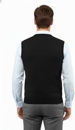 Erkek V Yaka Süveter Çelik Örgü Regular Kalıp 5201H BGL-ST04842 - Bedenler: M, L, XL, XXL