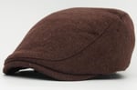 Erkek Yün Flat Cap Kasket Peaky Blinders Şapka