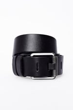 Erkek%100 Hakiki Deri Siyah Açma Borulu 4,5 cm Kot Kemeri