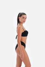 Eros Kadın 3155Bk Straplez Kaplı Bikini, Örme