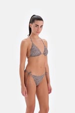 EROS Kaplı Çıkarılabilir askılı Leopar baskılı Balensiz 24SW85135EST Kadın Bikini Takımı