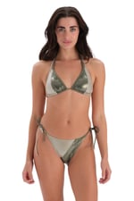EROS Tak çık kaplı Sabit askılı Bikini Set 24SW85028EST Bikini Takımı Kadın