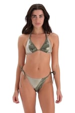 EROS Tak çık kaplı Sabit askılı Bikini Set 24SW85028EST Bikini Takımı Kadın