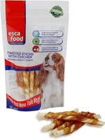 Esca Food Tavuklu Burgu Kemik 12 Santimetre 10'lu 70 Gram Köpek Ödül Maması
