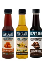 ESPERADO - 3 LÜ KAHVE ŞURUP SETİ - VANİLYA * ÇİKOLATA * KARAMEL -ŞEKERSİZ - ZERO- 3 X 250 ML