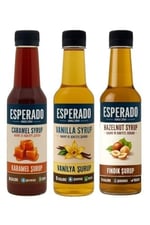 ESPERADO - 3 LÜ KAHVE ŞURUP SETİ - VANİLYA * FINDIK * KARAMEL -ŞEKERSİZ - ZERO - 3 X 250 ML