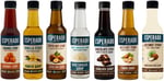 Esperado 7 Li Ekonomik Kahve & Kokteyl Şurup Seti - Şekersiz - 7 Adet X 250 ml