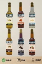 ESPERADO Şekersiz (Sugar Free) 6 Lı Coffee Ekonomık Set - 6 Ad. X 750 ml