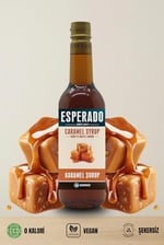 ESPERADO Şekersiz (Sugar Free) Karamel Aromalı Kahve & Kokteyl Şurubu - 750 ml
