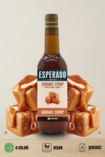 ESPERADO Şekersiz (Sugar Free) Karamel Aromalı Kahve & Kokteyl Şurubu - 750 ml