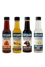 ESPERADO Şekersiz (Sugar Free) - Vanilya * Karamel * Beyaz Çikolata * Çikolata 4 Lü Set 250 ml X 4 Ad.