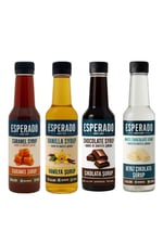 ESPERADO Şekersiz (Sugar Free) - Vanilya * Karamel * Beyaz Çikolata * Çikolata 4 Lü Set 250 ml X 4 Ad.