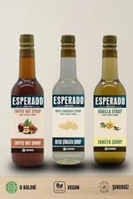 ESPERADO Şekersiz (SUGAR FREE) - Vanilya-toffnut-beyaz Çikolata Aromalı Kahve Şurubu-750 ml X 3 Ad.