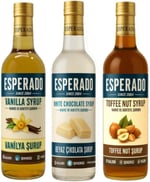 ESPERADO Şekersiz (SUGAR FREE) - Vanilya-toffnut-beyaz Çikolata Aromalı Kahve Şurubu-750 ml X 3 Ad.