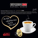 ESPRESSOMM® GOLD KAPSÜL KAHVE (100 ADET) - NESPRESSO® UYUMLU*