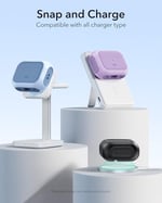ESR Airpods Pro 2 kılıfı (2023/2022/2019) için, AirPods Pro 2./1 ile uyumlu, MagSafe Ready, manyetik kapak, USB-C/Lightning kablosu, hibrit düşme koruması, siyah