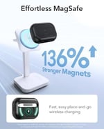 ESR Airpods Pro 2 kılıfı (2023/2022/2019) için, AirPods Pro 2./1 ile uyumlu, MagSafe Ready, manyetik kapak, USB-C/Lightning kablosu, hibrit düşme koruması, siyah