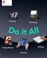 ESR iPad Air 11 inç M2, iPad Air 6/5/4 (2024/2022/2020) için kılıf, çıkarılabilir manyetik kapak, dikey/yatay formatta stand, yükseltilmiş ekran görüntüsü, 9 dik açılı, kaydırma serisi, siyah