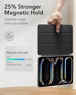 ESR iPad Pro 13 2024 için Kılıf Manyetik, Siyah