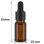 Essenciales 10 ml x 10 ml şişe Cam Amber Pipet Damlalık