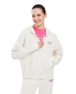 Essential W Full Zip Hoodie Sweatshirt Women Siyah Sweatshirt