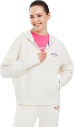 Essential W Full Zip Hoodie Sweatshirt Women Siyah Sweatshirt