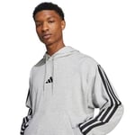Essentials 3-Stripes French Terry Erkek Gri Günlük Stil Sweatshirt JD1871