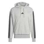 Essentials 3-Stripes French Terry Erkek Gri Günlük Stil Sweatshirt JD1871