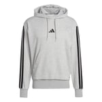 Essentials 3-Stripes French Terry Erkek Gri Günlük Stil Sweatshirt JD1871