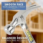 ESTWING pençeli çekiç, vinil saplı, düz, Ø 25 mm 450 g, düz ray