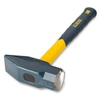 Estwing Sure Strike Blacksmith's Hammer - 1890ml Metalworking Tool with Fibreglass Handle & No-Slip Cushion Grip - MRF64BS