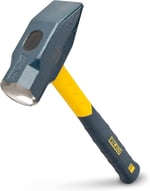 Estwing Sure Strike Blacksmith's Hammer - 1890ml Metalworking Tool with Fibreglass Handle & No-Slip Cushion Grip - MRF64BS