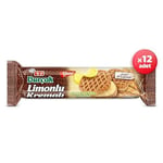 Eti Burçak Limonlu Kremalı Yulaflı Bisküvi 100 g x 12 Adet