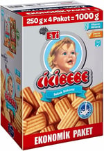 Eti Cicibebe Bisküvi 1000 gr 4 Adet