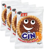 Eti Cin Lokmalık Portakallı Bisküvi 114 g x 18 Adet - Seçenekler: 114 g, 114 g (2 paketi), 114 g (6 paketi), 25 g...
