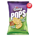 Eti Gong Pops Baharat Çeşnili Mısır Patlağı 80 g x 10 Adet